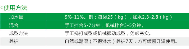 高铝质耐火浇注料